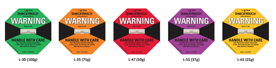 ShockWatch Impact Indicators Label 25G-100G
