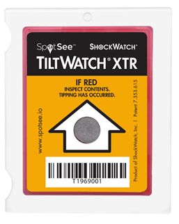TiltWatch XTR Single-angle Tilt Indicator Label