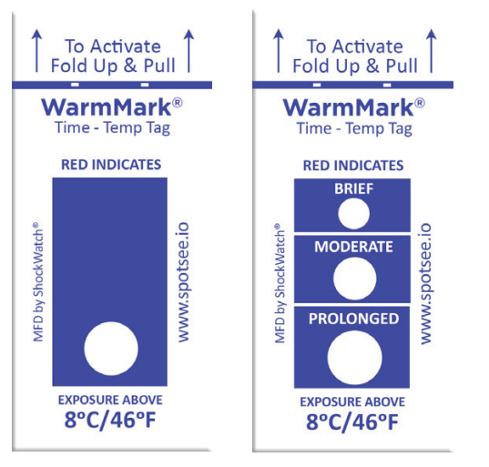 WarmMark Time-temperature Indicator Label