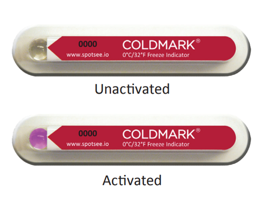 ColdMark Temperature Indicator Label